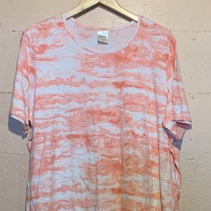 Blair Short-Sleeve T-Shirt (orange and white 3XL)